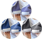 3 Pack Adult Bibs, Microfiber Super Soft Eating Cloth for Adults, Disabled, Adjustable, Dining Clothing Protector