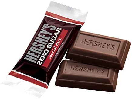 HERSHEY'S SPECIAL DARK Zero Sugar Chocolate Candy Bag, 5.1 oz