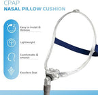 CPAP Nasal Pillow Cushion Replacement for ResMed Swift FX Nasal Mask Nose Pillow, Soft Gel Silicone Dual-Wall Nose Pillow Cushion - Medium