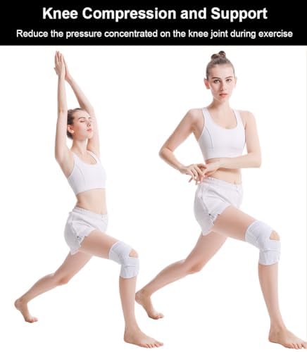 SUJAYU Knee Braces for Women Men Knee Braces for Knee Pain, Light Patella Brace with Side Stabilizers for Meniscus Tear, Adjustable Compression Sleeve Patellar Tendon Support Strap (Black, Large)