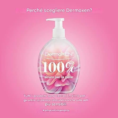 DERMOXEN 4 GIRLS Intimate Pediatric Cleanser for Children 2-13 Years. Gentle Intimate Soap against Itching and Redness. Without Sles, Parabens, Allergens. 200 ml
