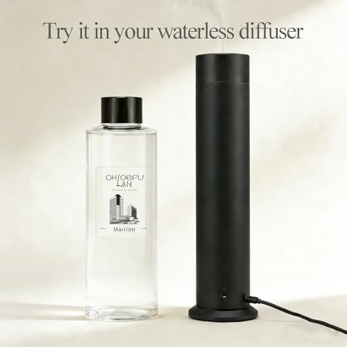 Chloefu LAN Hotel Scented Oil Diffuser Refill 200ml/6.76 fl oz Natural Essential Scented Oil - Best for Aromatherapy, SPA and Home, 0% Alcohol, Unique Blend to Promote Sleep & Relieve Stress