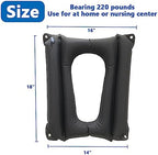 Elderly Inflatable Seat Cushion, Nursing Bedsore Square Pad for Disabled Bedridden, Relif Pain on Wheelchair & Toilet Chair