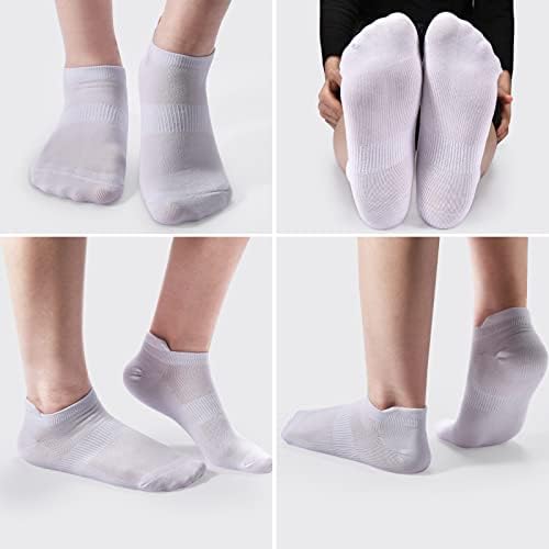 ATBITER Ankle Socks Womens and Men Thin Athletic Running Low Cut No Show Socks With Heel Tab 6-12 Pairs