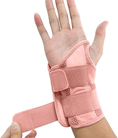 NuCamper Wrist Brace Carpal Tunnel Right Left Hand for Men Women, Night Wrist Sleep Supports Splints Arm Stabilizer with Compression Sleeve Adjustable Straps,for Tendonitis Arthritis Pain Relief