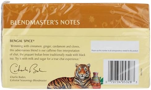 Celestial Seasonings, Tea, Bengal Spice, 20 ct