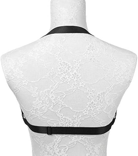 Womens Balconette Womens Bra Elastic Cupless Cage Bra Strappy Hollow Out