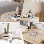ZHIYUXI Angel Aura Amethyst Crystal Rocks Gem Stones Crystals and Stones Natural Rock Gemstone Raw Crystals Cluster Bismuth Crystals Energy Balance Reiki 1Pc 50-70g
