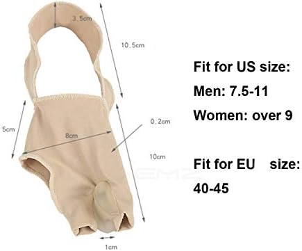 Bunion Corrector, Bunion Relief Orthopedic Sleeve Socks, Big Joint Tailors Toe Separators Spacers Straighteners, Ball of Foot Cushions Splint, for Hallux Valgus Foot Pain