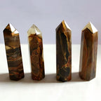 1Pc Natural Yellow Lemurian Citrine Quartz Crystal Point Stone 70-90mm