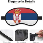 Flag of Serbia Sleep Mask 100% Light Blocking Eye Mask for Sleeping, Sleep Mask for Unisex for Travel/Nap