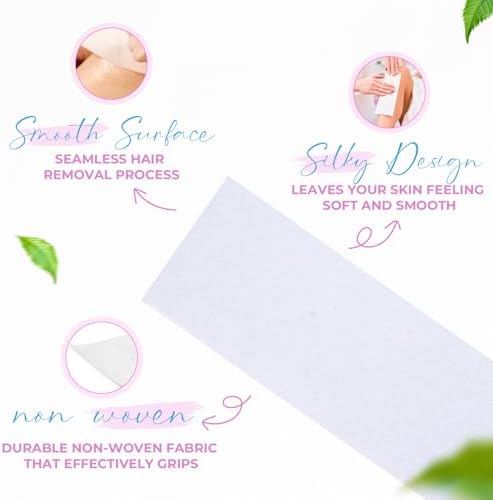 Non Woven Body and Facial Wax Strips Multi Size Pack (200)