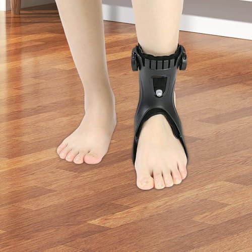 Drop Foot Brace, Foot Drop Stabilizer Brace, Adjustable Ankle Foot Orthosis Support With Inflatable Air-bags, Lightweight Ankle Brace Stabilizer For Shoes Compatibility