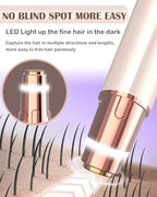Electric Facial Hair Remover for Women - Face Hair Removal Epilators - Lady Facial Hair Shaver Rechargeable Painless for Face Upper Lips Peach Fuzz Chin Armpit Bikini Line Legs and Body (Blue)