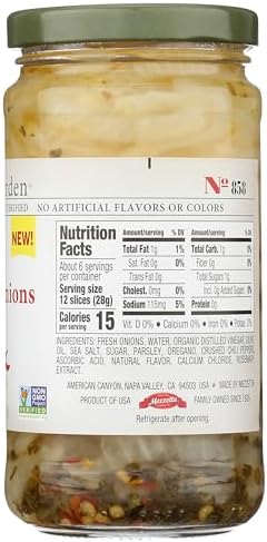 Jeff's Garden Spicy Pickled Onions, 12 Ounce