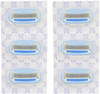 Amazon Basics 5-Blade Razor Refills for Women with Comfort-Coated Blades, Moisture Lubrication, Hypoallergenic, 6 Count (Fits Amazon Basics Razor Handles Only) (Previously Solimo)
