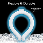 Arctic Air Neck Chill, Neck Cooling Tube, Hands Free Cooling, Quick Freeze Gel, Wearable Body Coolers for Hot Weather, Reusable, Adjustable Fit, 3 Pack