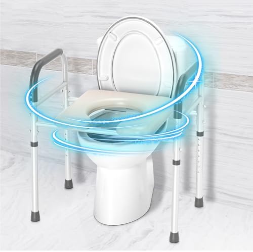 PU Commode Seat Cushion with Sponge Padded,C Shape Waterproof Soft Pad,Suitable for Bedside Commode Chairs,Raised Toilet Seats(Beige)