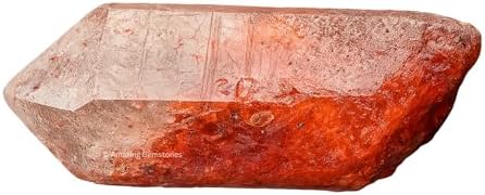 Amazing Gemstone Red Hematoid Quartz Crystals and Healing Stones Mineral Specimen - Premium Semi Precious Gem Stones for Spiritual Growth - Healing Crystals Geode Cluster Point for Meditation