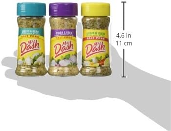 Mrs. Dash Combo All Natural Seasoning Blends 2.5 oz; Original,Onion&Herb,Garlic&Herb by Mrs. Dash