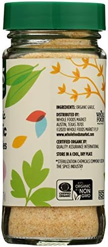 365 by Whole Foods Market, Organic Garlic Granules, 2.57 Ounce (Pack of 2)