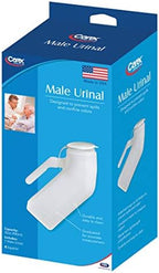 Carex Portable Urinal For Men - Male Urinal and Travel John - Plastic Urinal