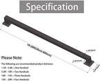 1ft-20ft Industrial Square Pipe Staircase Handrails, Stair Rustic Banister with Wall Mount Supports, Non-Slip Grab Bar Railing Industrial Galvanized Steel Pipe Handle(Black,10ft/300cm)
