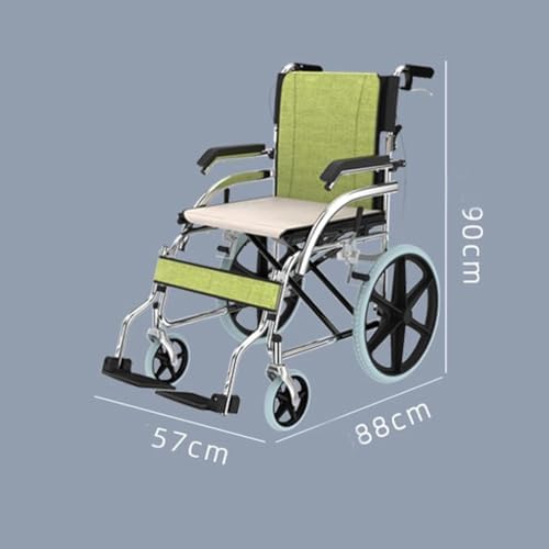 Adult Wheelchairs Lightweight Carbon Steel Wheelchair Foldable Armrests Transport Wheelchair Portable Travel Wheelchairs