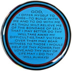 MYRECOVERYSTORE Rosie Recovery AA Medallions - Sobriety Coin, AA Chips and Medallions with 3rd Step Prayer, Unique Alcoholics Anonymous Gift AA Coins, Heavy Metal Token for Sober Milestones (Year 20)