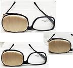 Adult Silk Glasses Eye Mask Amblyopia Strabismus Lazy Eye Patches (champagne)