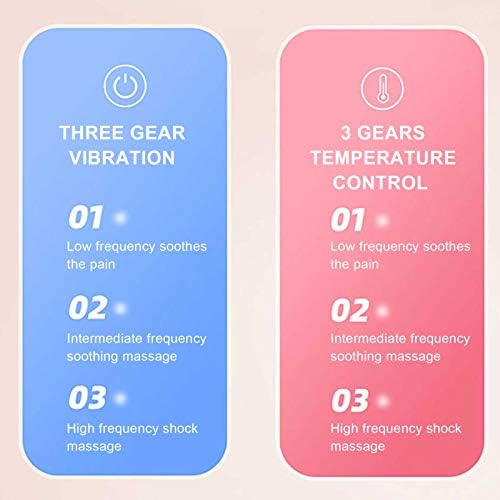 Menstrual Heating Pad, Portable Electric Heating Pad for Cramps Rechargeable Heating Vibration Pads for Women Girls Teen Menstrual Relief Device Warming Waist Back Belts Belly Heating Pads