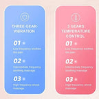 Menstrual Heating Pad, Portable Electric Heating Pad for Cramps Rechargeable Heating Vibration Pads for Women Girls Teen Menstrual Relief Device Warming Waist Back Belts Belly Heating Pads