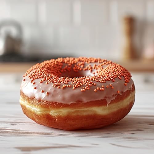 GranAroma Orange Nonpareils, 1 lb, Decorative Sprinkles, Cakes & Cookies, Bakery Staple