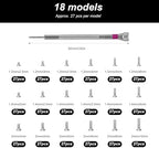 Micro Screw Repair Kit 500pcs - M1.2/M1.4/M2 Self-Tapping Tiny Screws for Eyeglasses, Watches, Electronics & Laptop Repair - Precision Mini Screwdriver Set