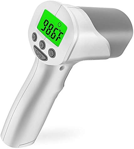 Medical Grade Heavy Duty Touchless Infrared Forehead Thermometer, for Adults & Baby Thermometer Gun, Instant Results
