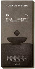 Cuna de Piedra Soconusco Chiapas 85% Dark Chocolate Bar | Directly Source, Single Origin Cacao, Made in Mexico | 1 x 60g Bar