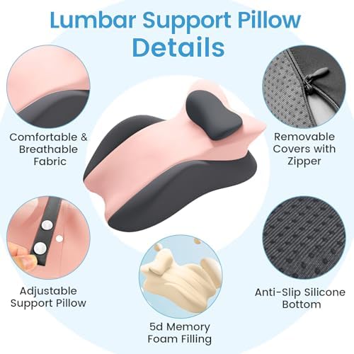LiveGo Memory Foam Wedge Pillow, Multi-Position Support Pillow for Adults, Ergonomic Prone Pillows with Removable Cover for Sleeping, Reading, Acid Reflux, Back,Neck, Legs Elevation