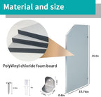 Public Toilet Partition for Men's Restroom PVC Material with Bathroom Partition Hardware for Durability and Functionality for School/Shopping malls/Public Places35.43x15.74x0.63 inch 1PCS