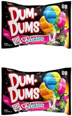 Dum Dum Flavor Fusion Lollipops - (2) 7.1oz Bags for a Total of 40 Pops - Double the Flavor, Double the Fun