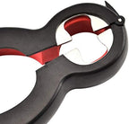 Medsuo Jar Opener 6 in 1 Multi Function Bottle Opener Manual Opener Get Lids Off Easily Portable Lid Twist Off Non-Slip for Weak Hands Seniors with Arthritis and Anyone with Low Strength