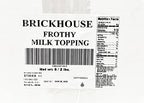 Brickhouse Frothy Milk Topping Mix – Soluble Milk Powder for Cappuccino, Latte & Hot Beverages, 6/2lb Bags