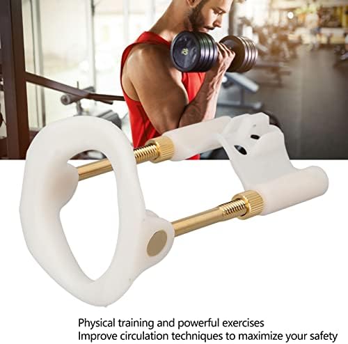 Men Size Stretcher Kit - Male Bracket Extender Tool to Adjust Size, Easy Detachable Strength Training Device for Men - White Gold