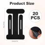 20 Count Pre-Cut Kinesiology Tape for Elbow, Precut Muscle Tapes Strips for Elbow Waterproof Breathable Hypoallergenic Latex-Free, Elastic Cotton Sports Athletic Tapes for Elbow Pain Relief & Support