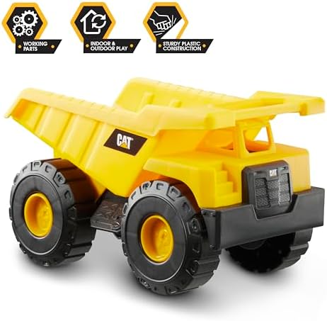 Cat Construction 7" Dump Truck, Loader & Excavator toys Combo Pack