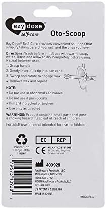 EZY DOSE Earwax Removal Tool, Gentle Ear Cleaning System with Flexible Oto-Scoop Tip, Safe & BPA-Free Cleaner for Adults & Kids, Easy-to-Use Hygiene Solution for Healthy Ears, White