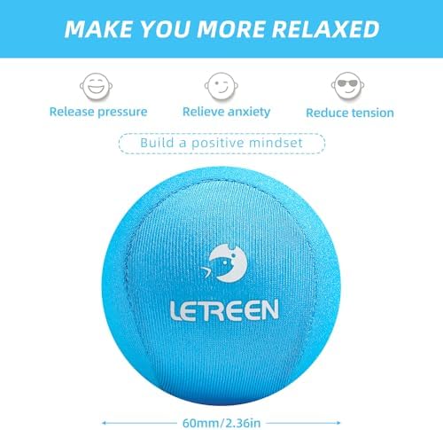 Stress Ball, Tri-Density Stress Balls for Adults & Grip Strengthening, Squeeze Balls for Hand Therapy, Squishy Stress Ball, Hand Strengthener Ball, Hand Balls for Therapy