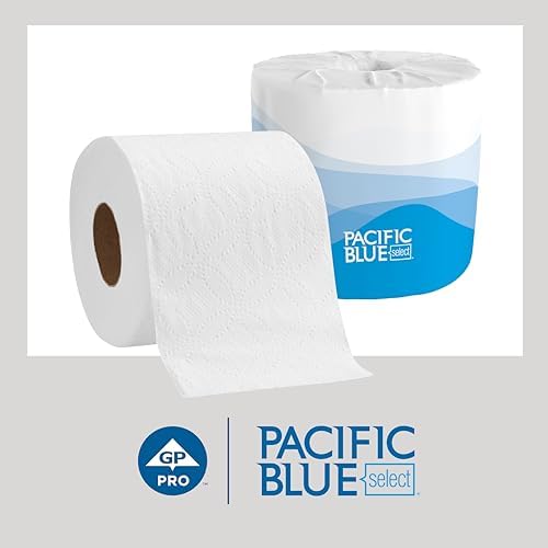 Pacific Blue Select 2-Ply Embossed Toilet Paper (previously Branded Preference), 18240/01, 550 Sheets Per Roll, 40 Rolls Per Case