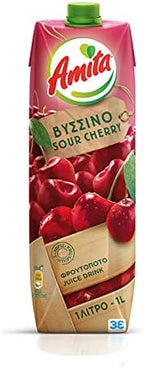 Amita Sour Cherry Juice Drink 1L (2pack) from Greece By: Egourmet