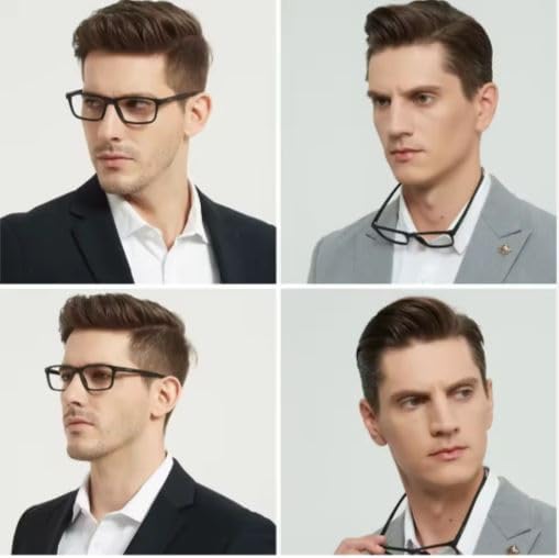 Blue Light Blocking Reading Glasses – Foldable Design for Men & Women with 2 Free Gifts (Extra Glasses & Case)
