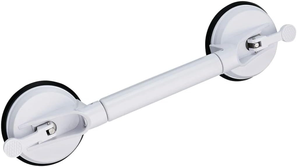 RIDDER Assistent A0150301 Reisesauggriff, Haltegriff, Wannengriff mit Sauger, ausziehbar von ca. 44,5 – 57,5 cm, weiß